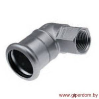 Отвод с внутренней резьбой press 15хRp1/2
