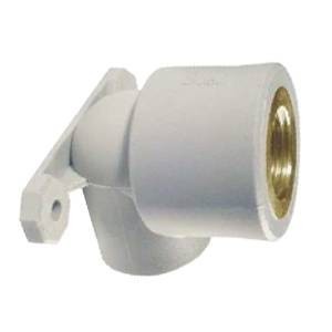 PP отвод фиксируемый с ушками с резьбой внутренней 25х1/2" Kan