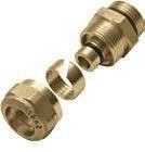 Соединитель с наружной резьбой для труб 16х2 G1/2"