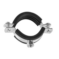 Хомут металлический с двумя винтами 3/8"