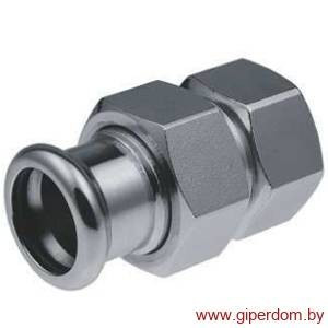 Steel соединитель разъемный с внутренней резьбой press 15хRp1 1/2"