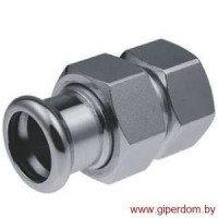 Steel соединитель разъемный с внутренней резьбой press 28хRp1"