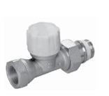 Радиаторные клапаны для 2-трубных систем c высокоточной настройкой, проходные, BP-HP