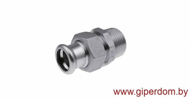 Соединитель разъемный с наружной резьбой press 18хR1/2