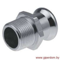 Steel соединитель с наружной резьбой press 22хR1"