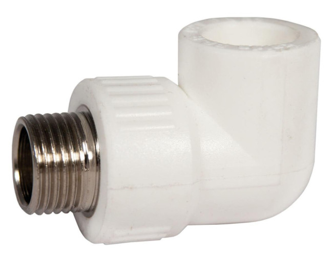 Уголок 25-1/2 с наружной резьбой ПП